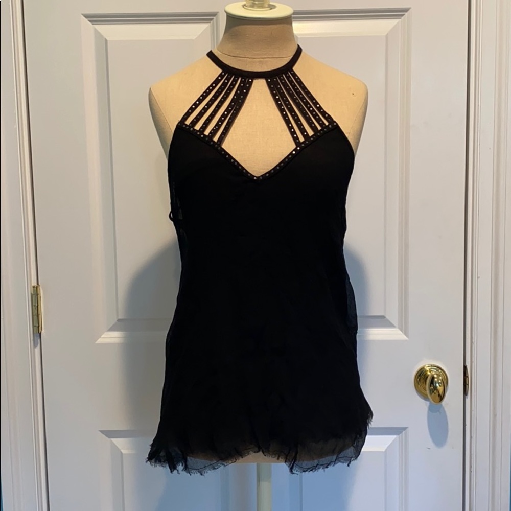 Pins & Needles strappy open back tank